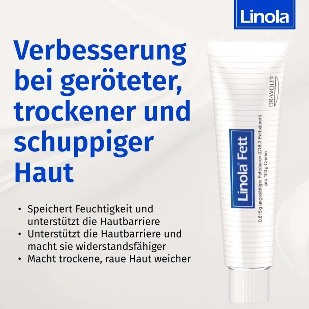 Linola Fett Creme – Für trockene, gereizte Haut bei Neurodermitis> Online