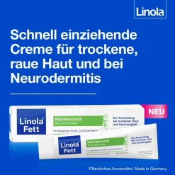 Linola Fett Nachtkerzenöl – pflanzliches Arzneimittel für trockene, raue Haut und bei Neurodermitis> Discount