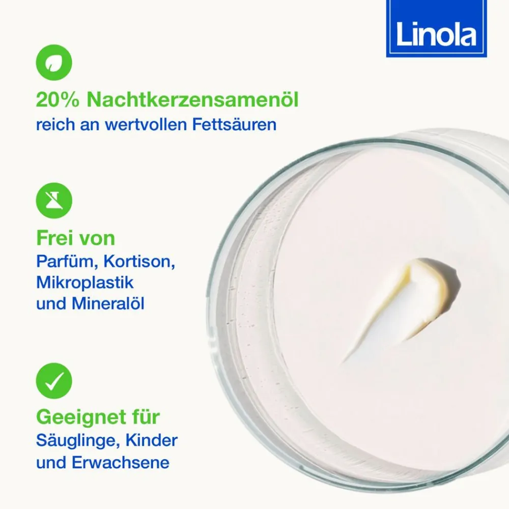 Linola Fett Nachtkerzenöl – pflanzliches Arzneimittel für trockene, raue Haut und bei Neurodermitis> Discount