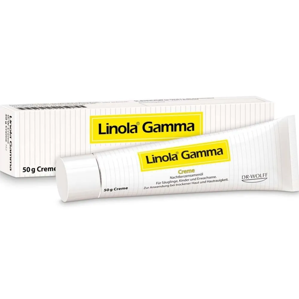 - Nachtkerzenöl Creme für trockene Haut und Hautrauigkeit|Linola Gamma Hot