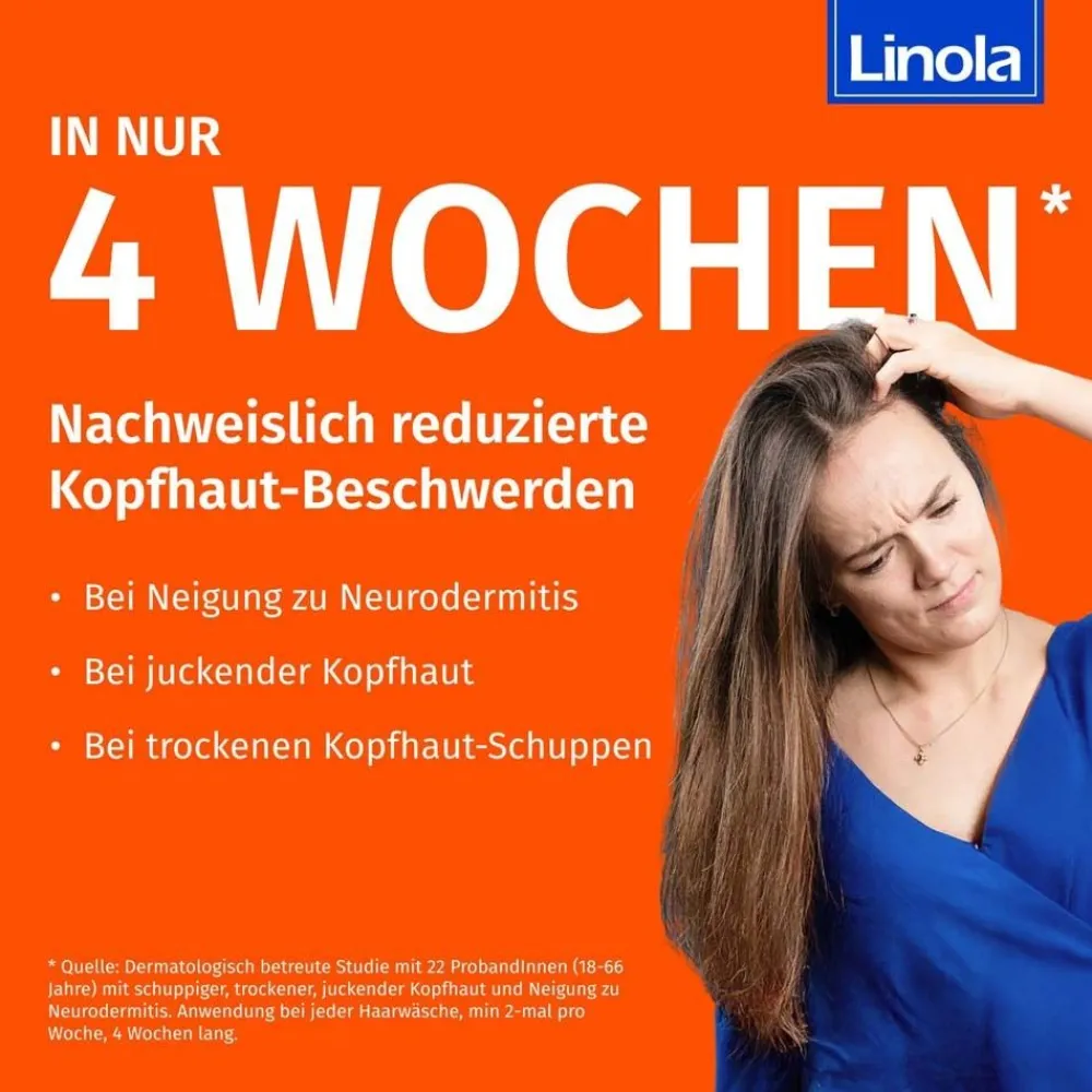 Haar- und Kopfhautspülung - Pflege-Spülung für trockene und empfindliche Kopfhaut|Linola