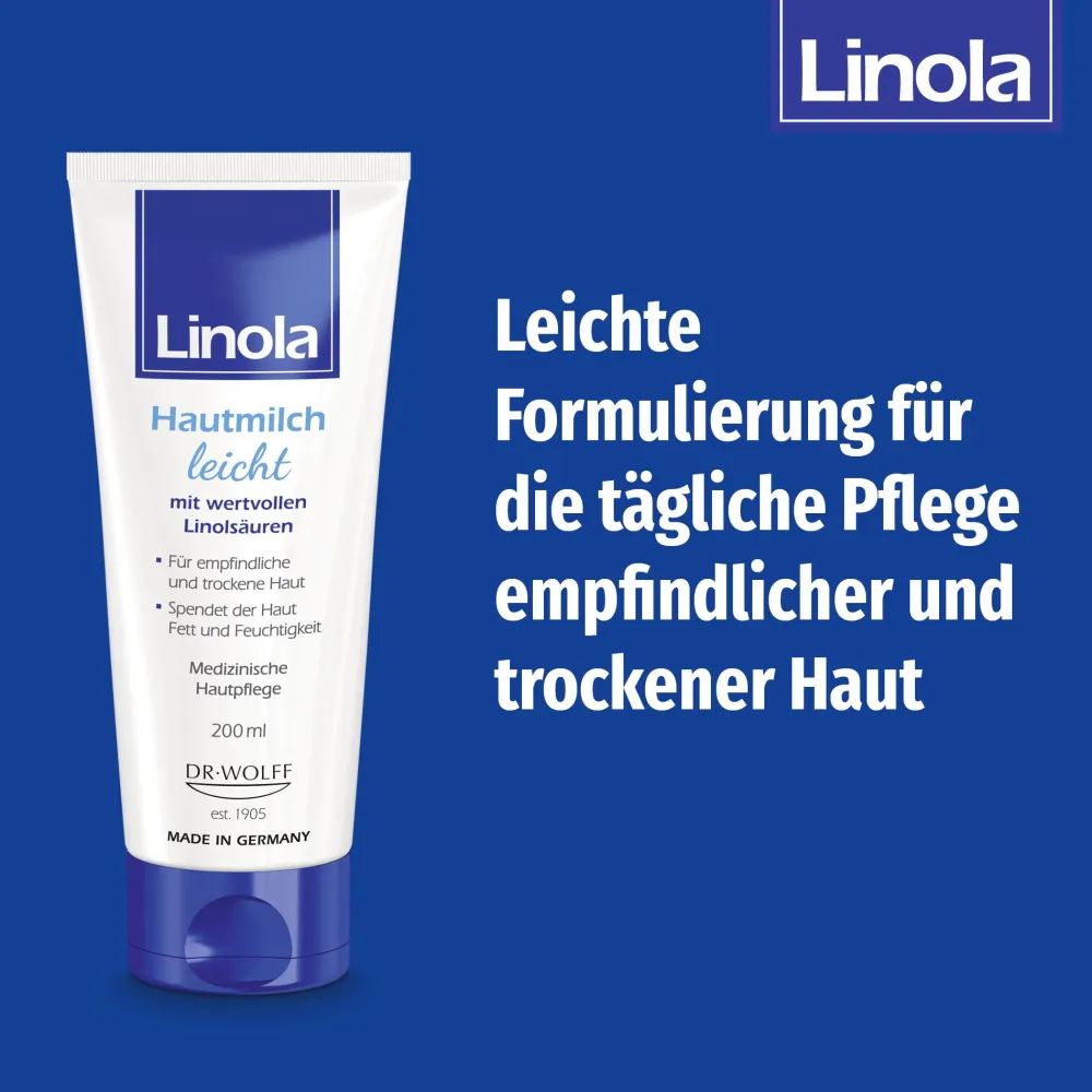 leicht - Leichte Körperlotion für empfindliche und trockene Haut>Linola Hautmilch Clearance