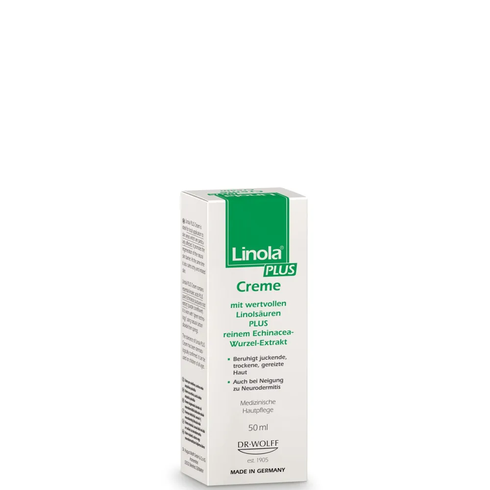 Linola PLUS Creme - Creme für juckende, trockene und irritierte Haut|Linola Creme Hot