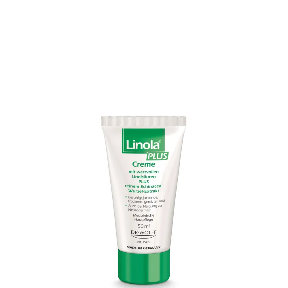 Linola PLUS Creme - Creme für juckende, trockene und irritierte Haut|Linola Creme Hot