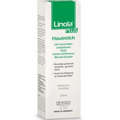Linola PLUS Hautmilch - Körperlotion für juckende, trockene und irritierte Haut|Linola Hautmilch Discount