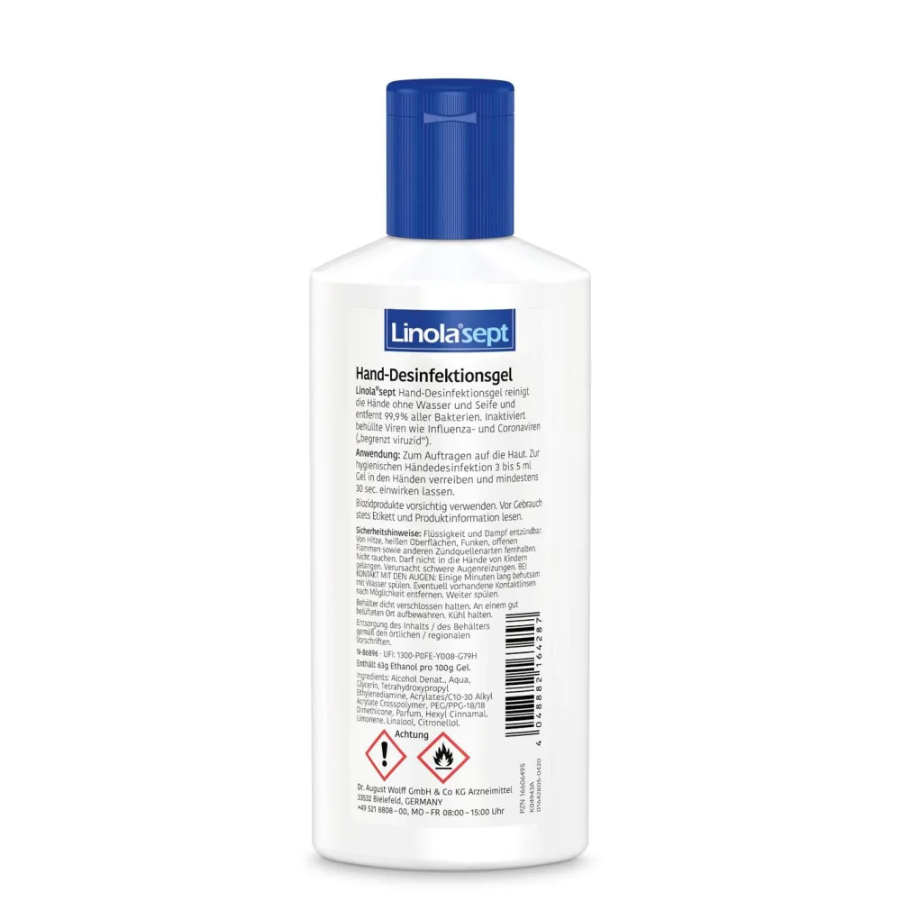 Linola® sept Hand-Desinfektionsgel - Desinfektionsmittel für die Hände> Outlet