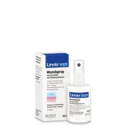 Linola sept Wundspray - Wunddesinfektionsspray bei Schürf- und Schnittwunden oder offenen Blasen> Hot