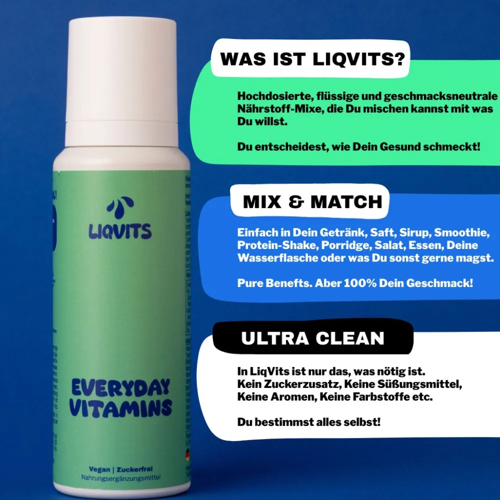 LiqVits Everyday Vitamins (Alle In One Multivitamin) Premium-Konzentrat> Online