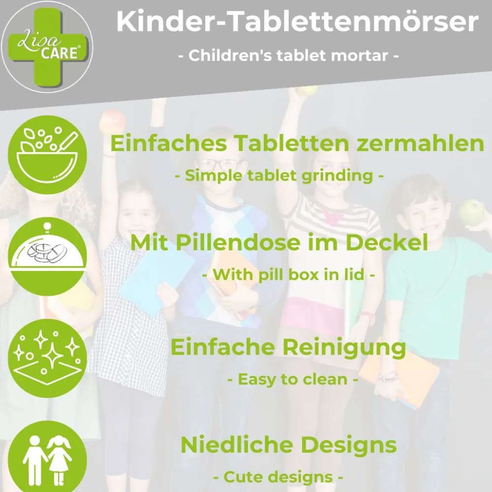 Tabletten Mörser - PillenCrusher - Fuchs|LisaCARE Discount