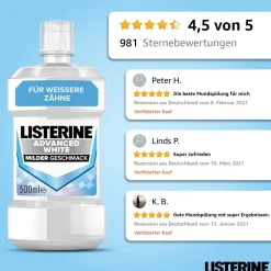 Advanced White Milder Geschmack|Listerine Sale