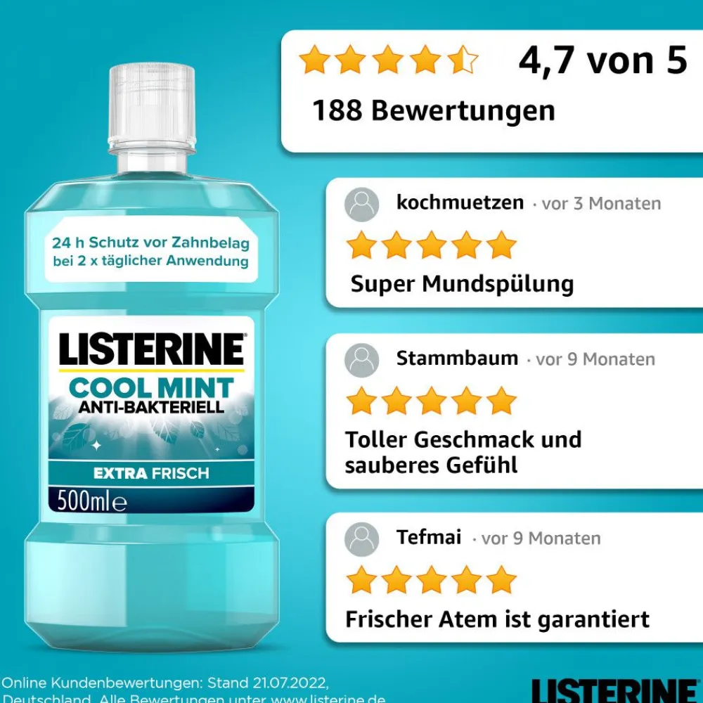 ® Extra Frisch|Listerine Clearance