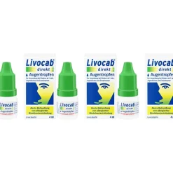 Livocab direkt Augentropfen bei Allergien, z.B. Heuschnupfen, Hausstaubmilben- oder Tierallergie> Discount