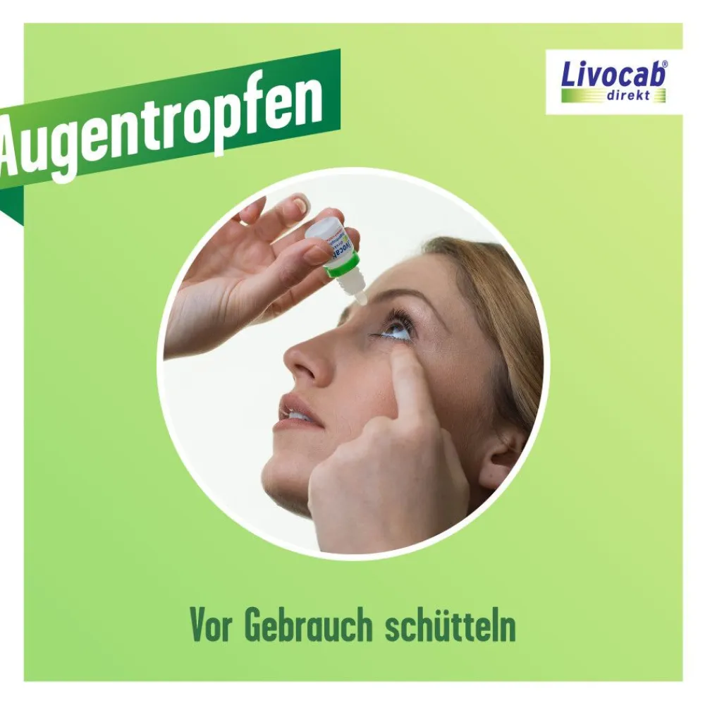 Livocab direkt Augentropfen bei Allergien, z.B. Heuschnupfen, Hausstaubmilben- oder Tierallergie> Discount