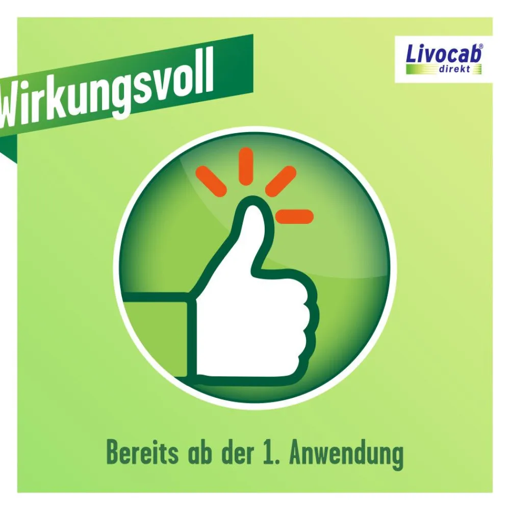 Livocab direkt Kombi Augentropfen & Nasenspray bei Allergien, z.B. Heuschnupfen, Hausstaubmilben- oder Tierallergie> Online