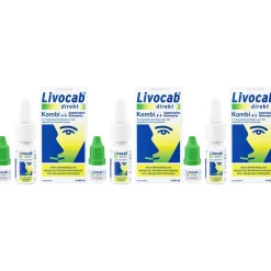 Livocab direkt Kombi Augentropfen & Nasenspray bei Allergien, z.B. Heuschnupfen, Hausstaubmilben- oder Tierallergie> Best