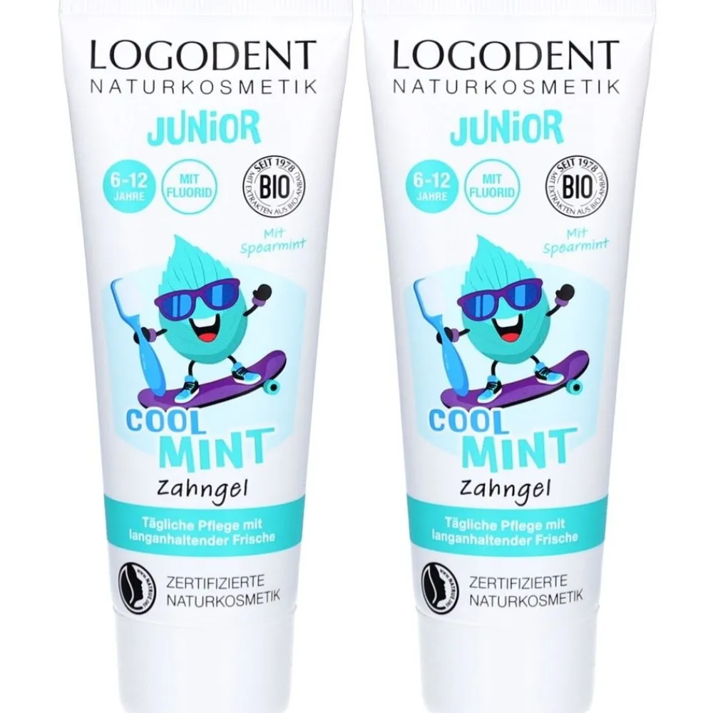 LOGODENT® Junior Zahngel Cool Mint mit Fluorid für Kinder 6–12 Jahre> Best
