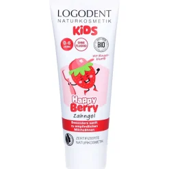 LOGODENT® Kids Zahngel Happy Berry ohne Fluorid für Kinder 0–6 Jahre|