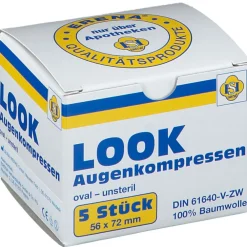 Look Augenkompressen 56 x 72 mm unsteril|