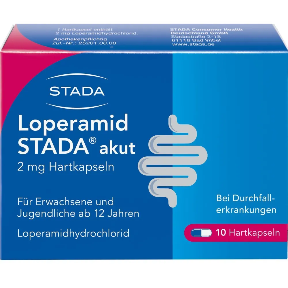 STADA® akut 2mg Hartkapseln bei akutem Durchfall>Loperamid Discount