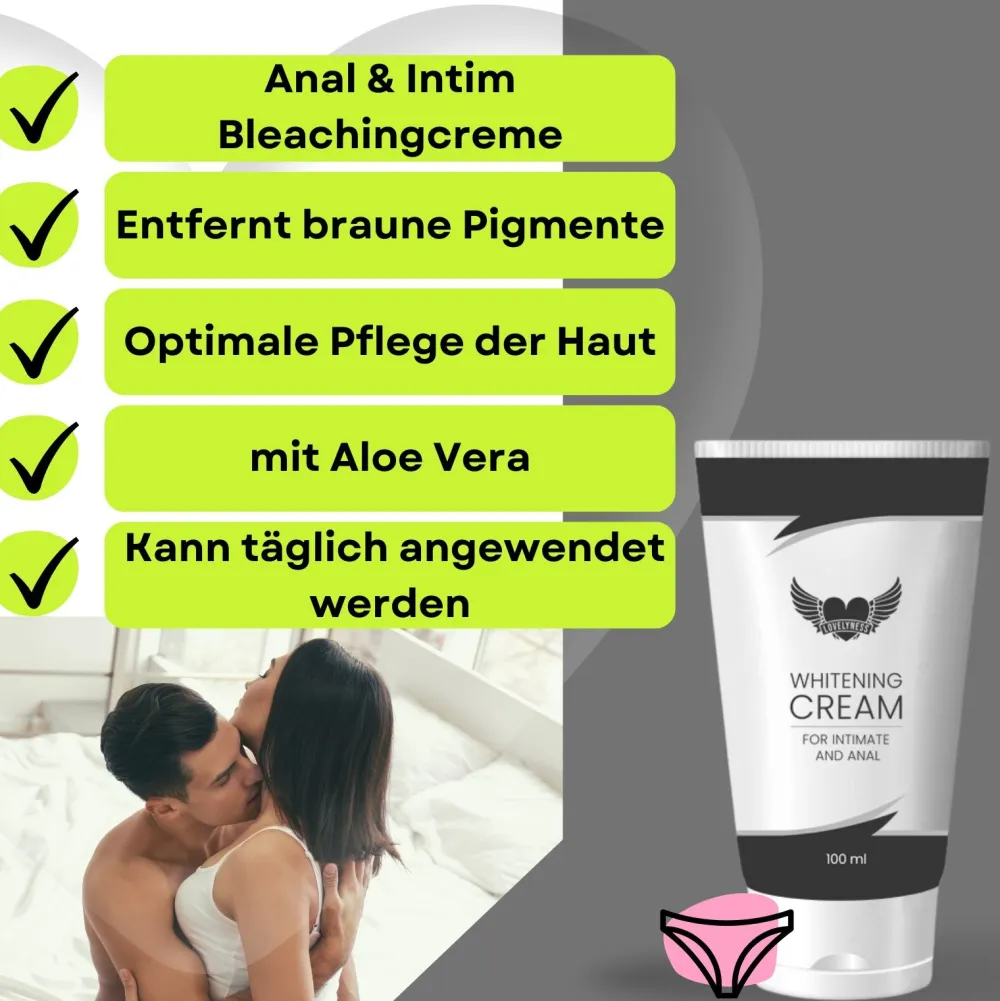 - Anal Bleaching Creme & Intim Whitening|LOVELYNESS Hot
