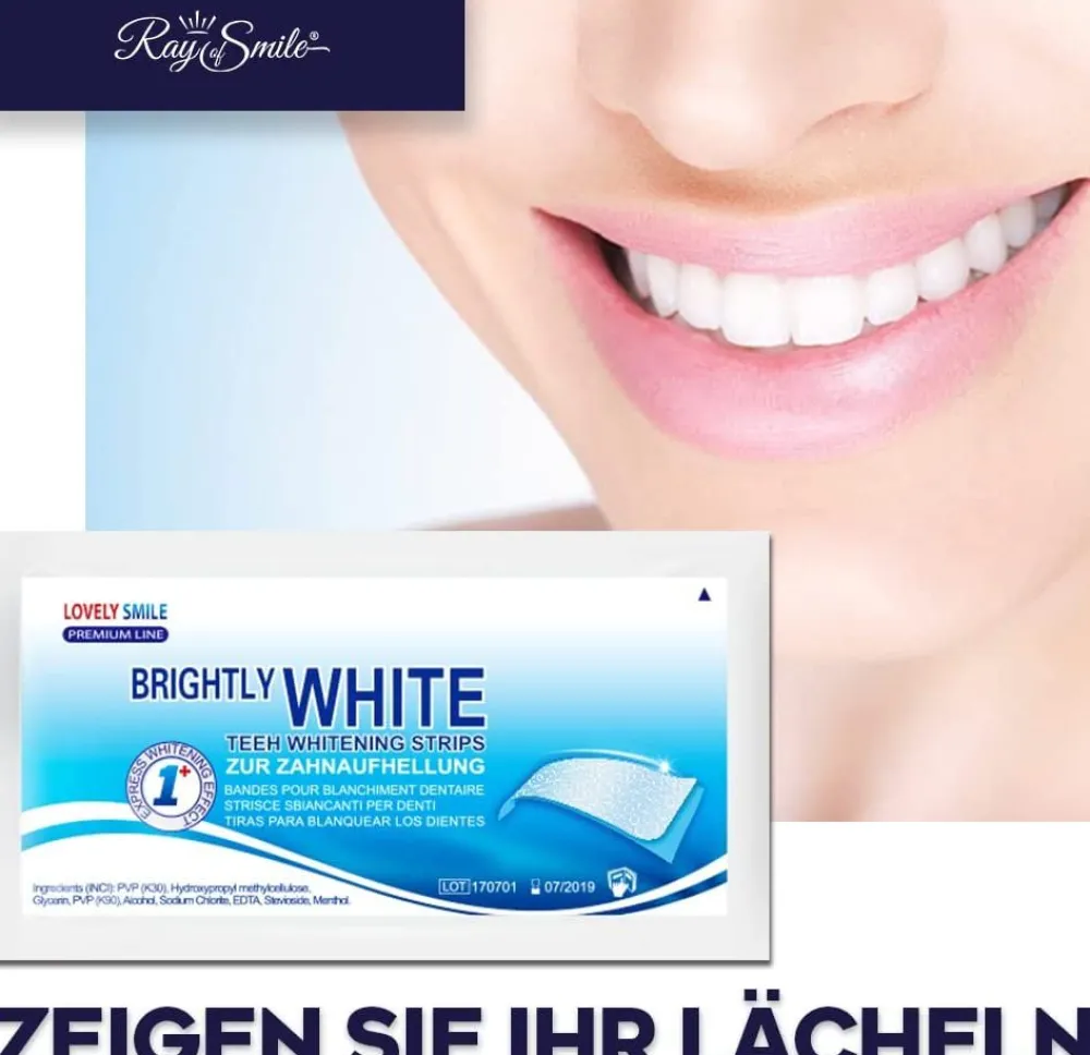 Lovely Smile WHITE-STRIPS Bleaching Stripes Zahnaufhellung-Streifen> Discount