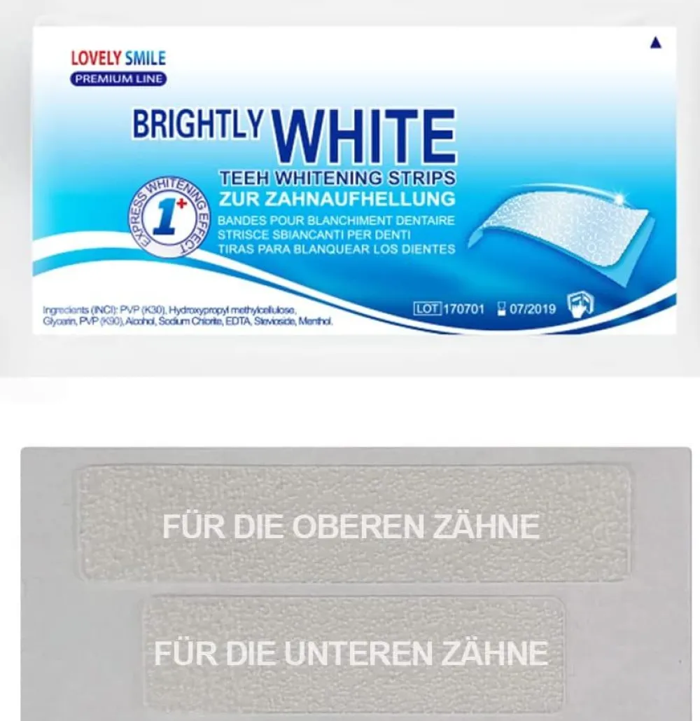 Lovely Smile WHITE-STRIPS Bleaching Stripes Zahnaufhellung-Streifen> Discount