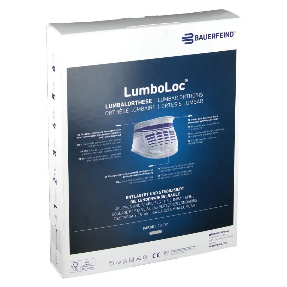 LumboLoc® Rückenstütz Bandage Gr. 5 titan> Best