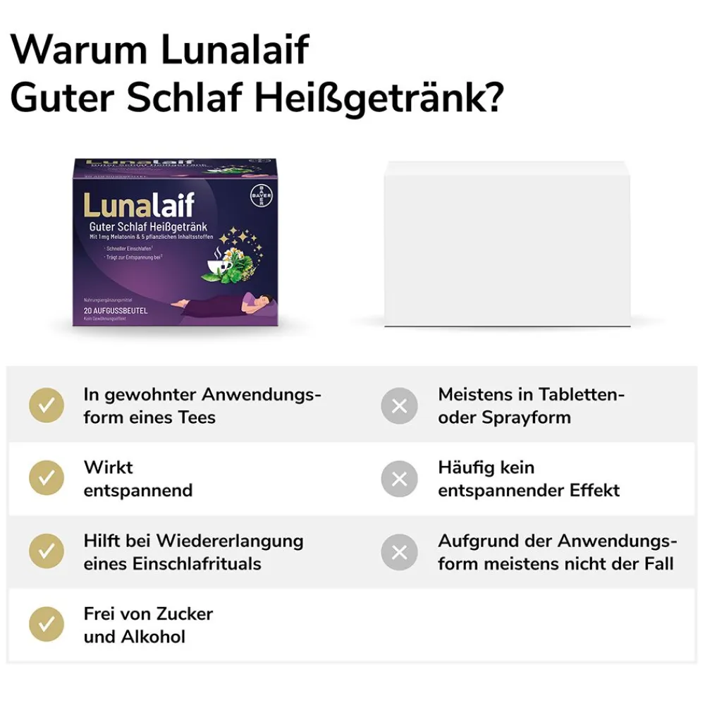 Lunalaif ® Guter Schlaf Heißgetränk| Online