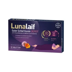 Lunalaif Guter Schlaf Kombi Depot mit 1,9 mg Melatonin| Clearance