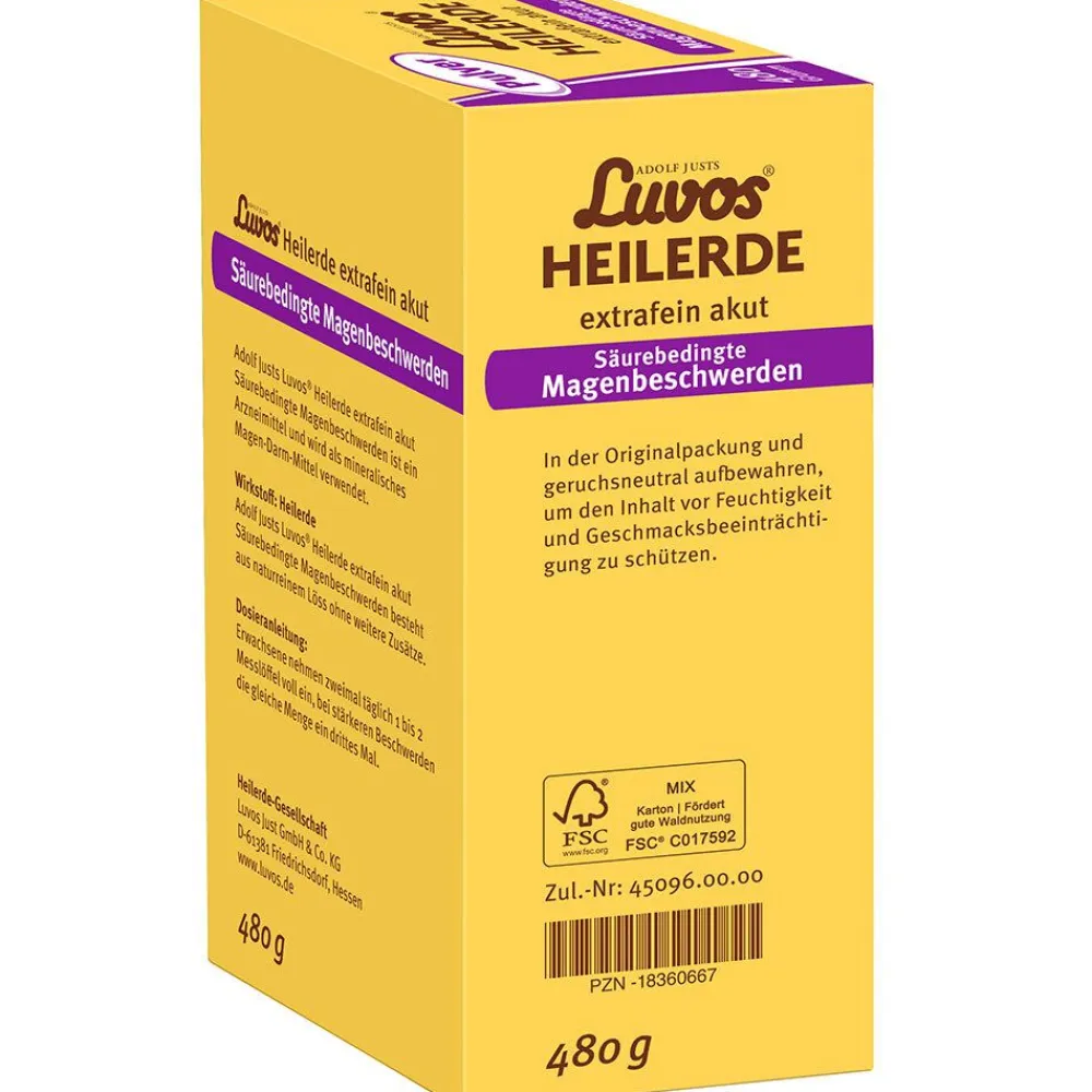® Heilerde extrafein akut Säurebedingte Magenbeschwerden>Luvos New