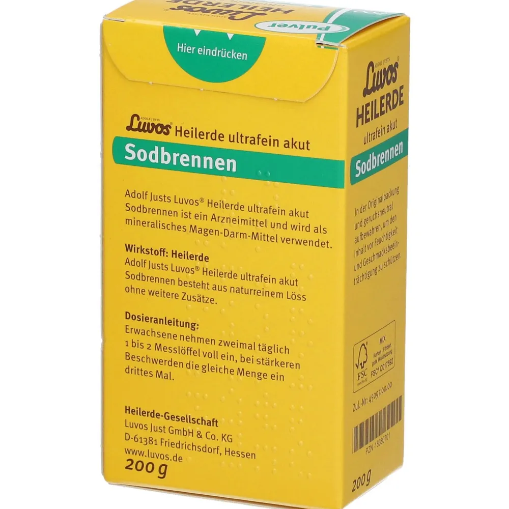 ® Heilerde ultrafein akut Sodbrennen>Luvos Online