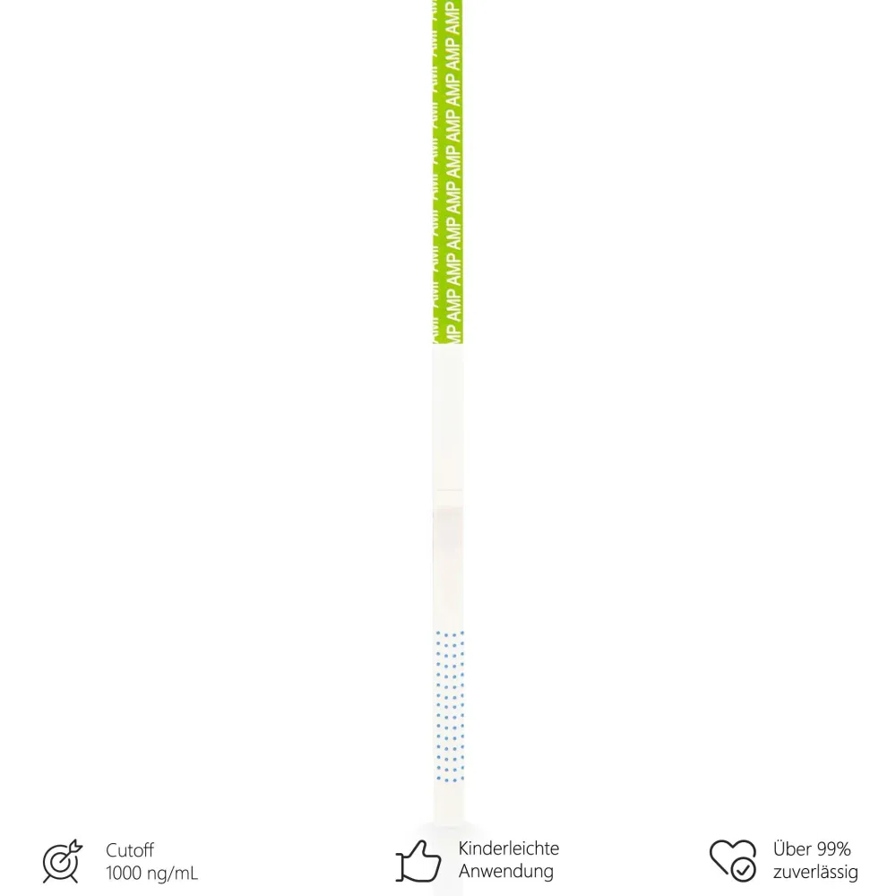 Drogenschnelltest für Amphetamin - Urin Drogentest Speed Pep - Cutoff 1.000 ng/mL|luxmediq New