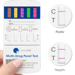 Drogenschnelltest für 10 Drogenarten - Urin Drogentest Multi 10 - Testkassette><noscript><img width=