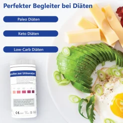 LuxmedIQ Keton Teststreifen – Ketose Teststreifen für Keto Ernährung & Diät| Clearance
