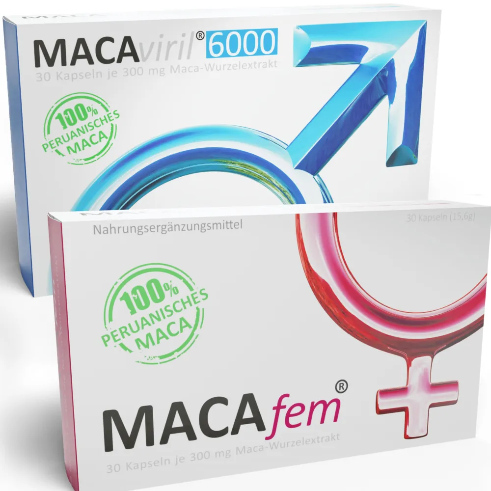 MACAfem und MACAviril Valentinstags-Geschenkidee| Sale