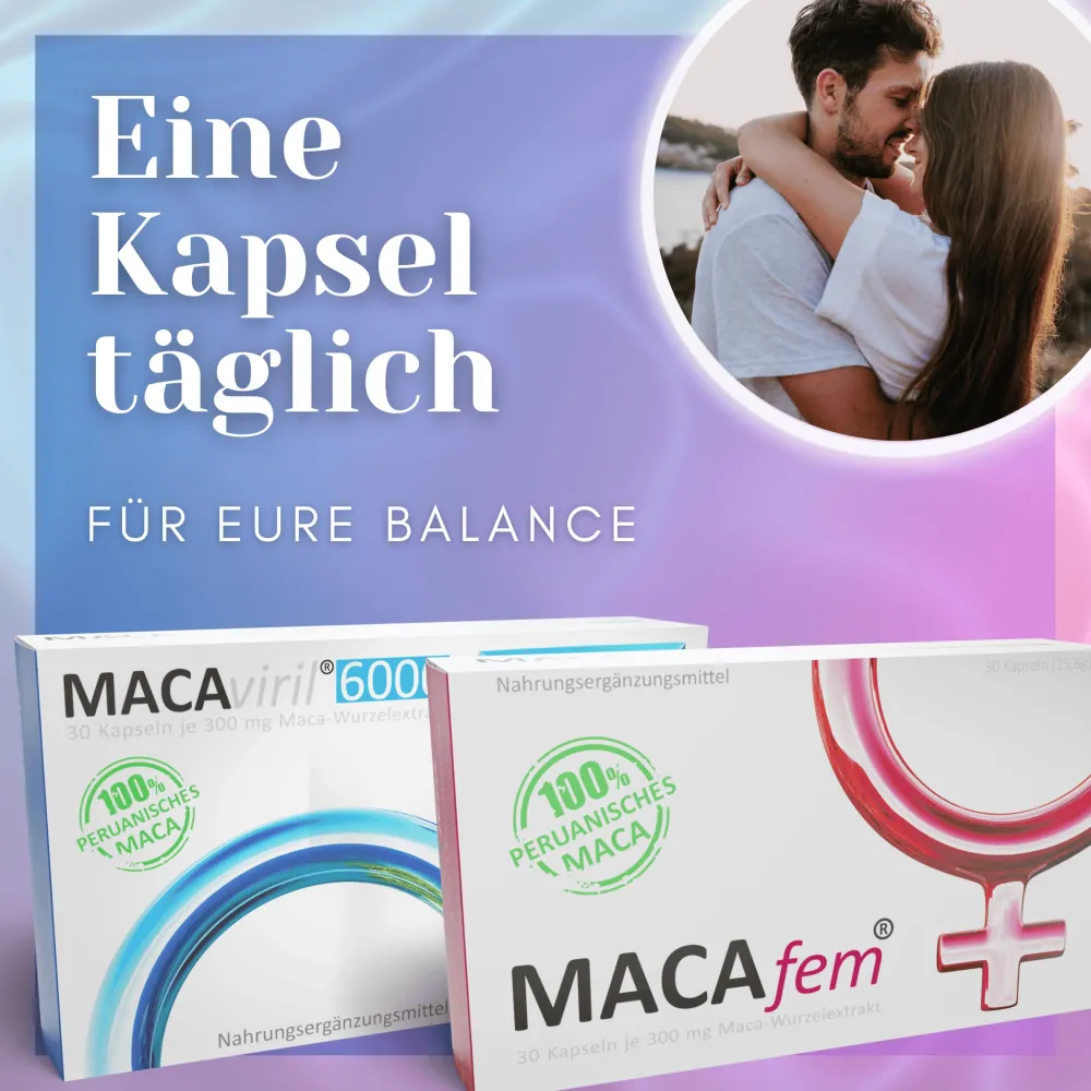 MACAfem und MACAviril Valentinstags-Geschenkidee| Sale