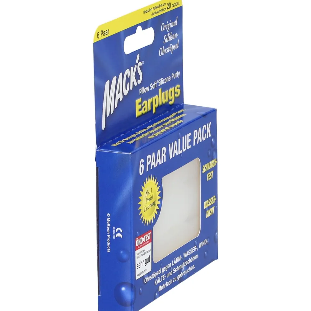 Macks Earplugs> Hot