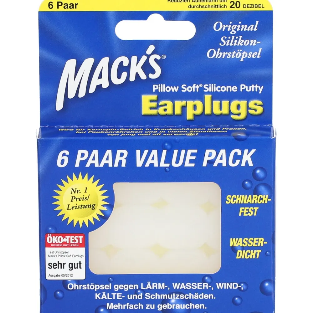 Macks Earplugs> Hot