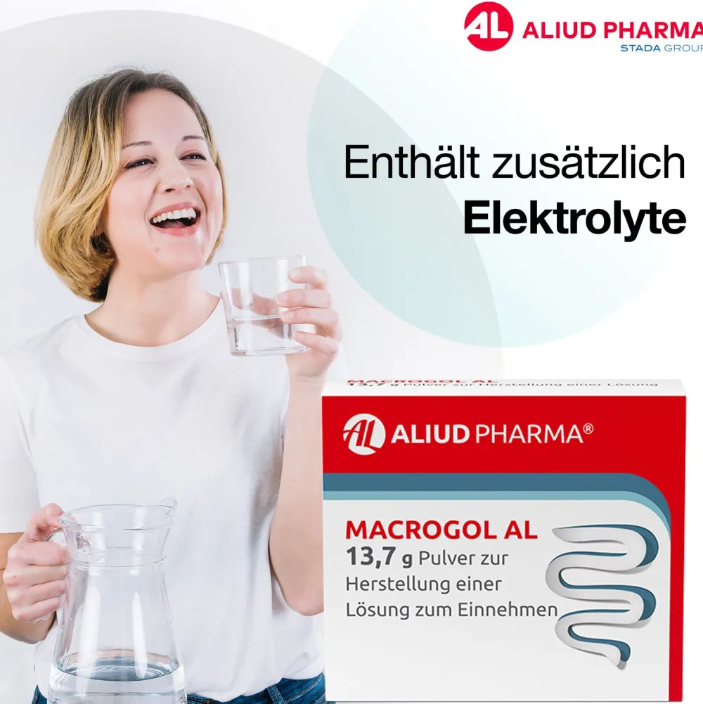 Macrogol AL 13,7 g Pulver bei Verstopfung> Discount