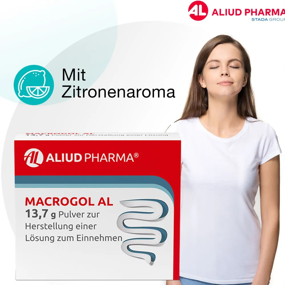 Macrogol AL 13,7 g Pulver bei Verstopfung> Discount
