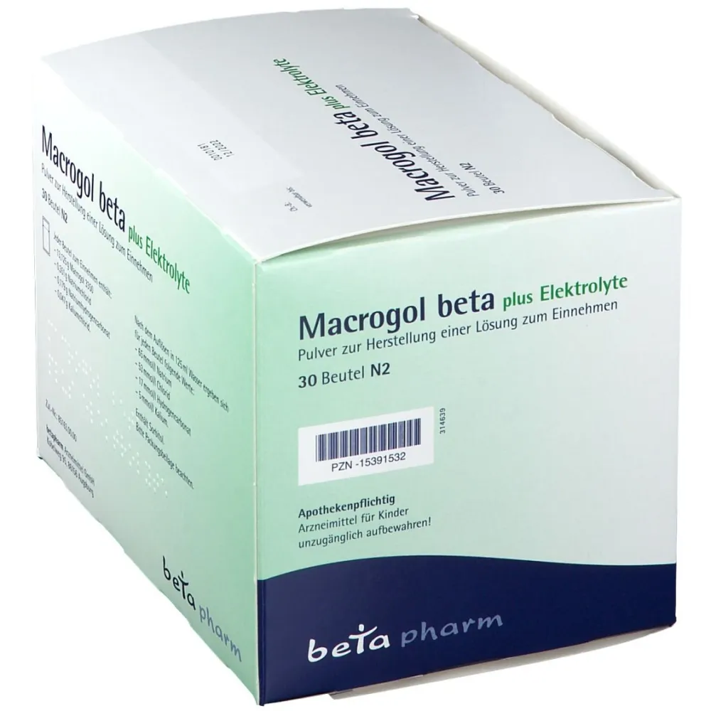 Macrogol beta plus Elektrolyte Pulver> New