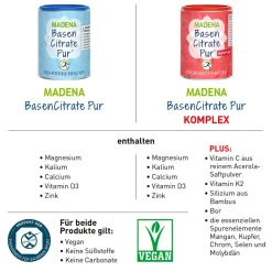 MADENA Basen Citrate Pur® Komplex> Clearance