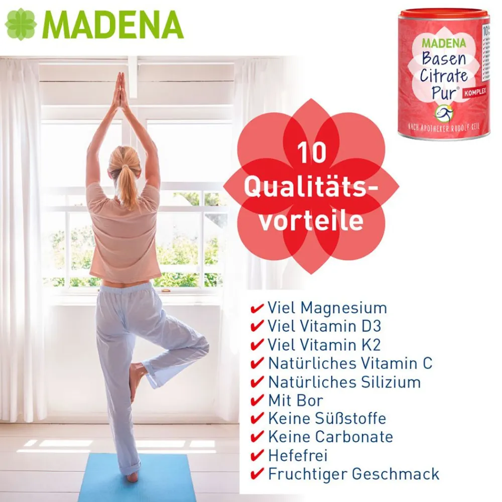 MADENA Basen Citrate Pur® Komplex> Clearance