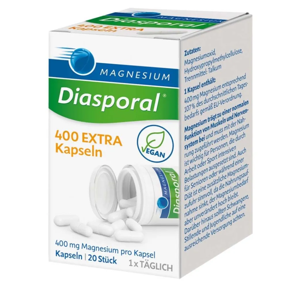 Magnesium-Diasporal® 400 EXTRA Kapseln|Magnesium Diasporal Discount