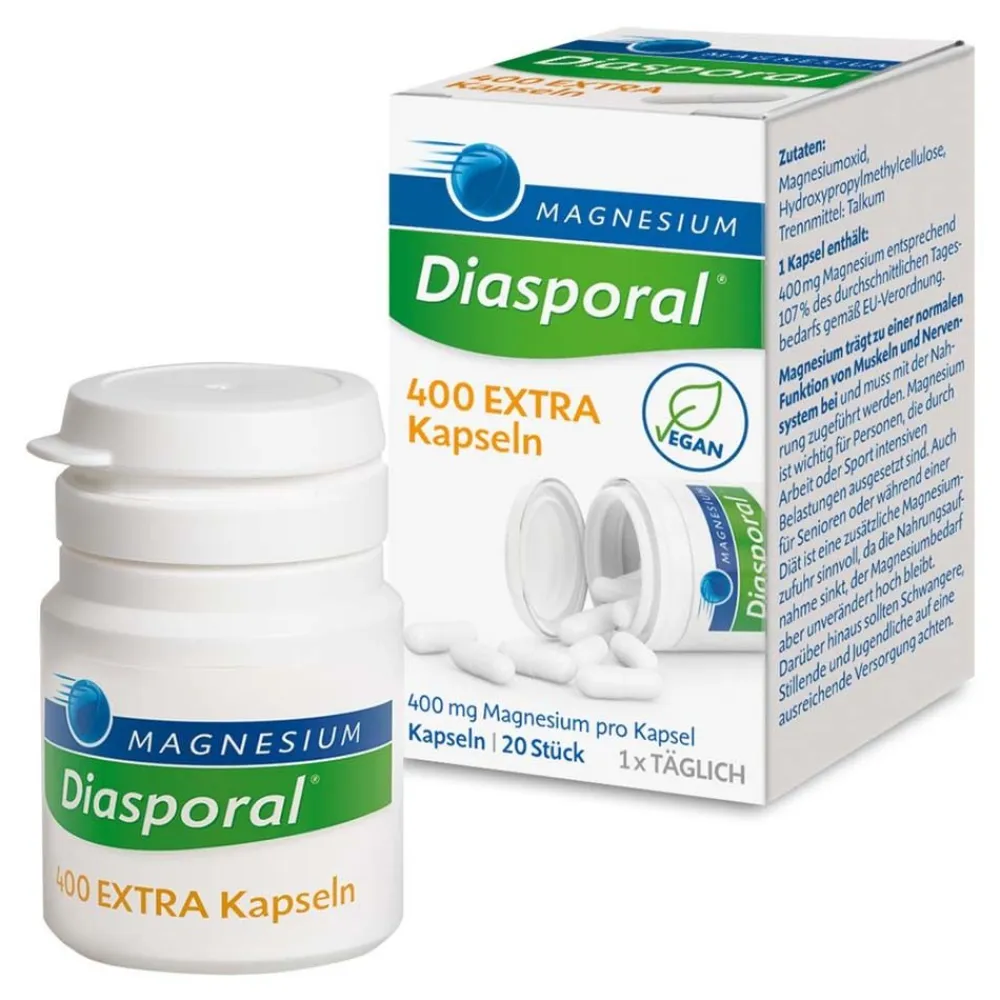 Magnesium-Diasporal® 400 EXTRA Kapseln|Magnesium Diasporal Discount