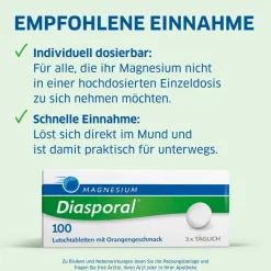 Magnesium-Diasporal® 100 Lutschtabletten|Magnesium Diasporal Clearance