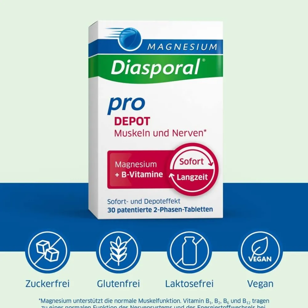 Magnesium-Diasporal® Pro DEPOT Muskeln und Nerven| New