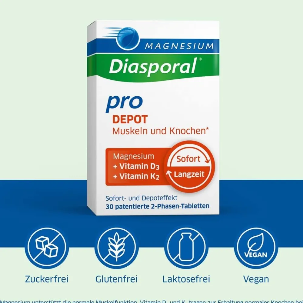 Magnesium-Diasporal® Pro DEPOT Muskeln und Knochen| Clearance