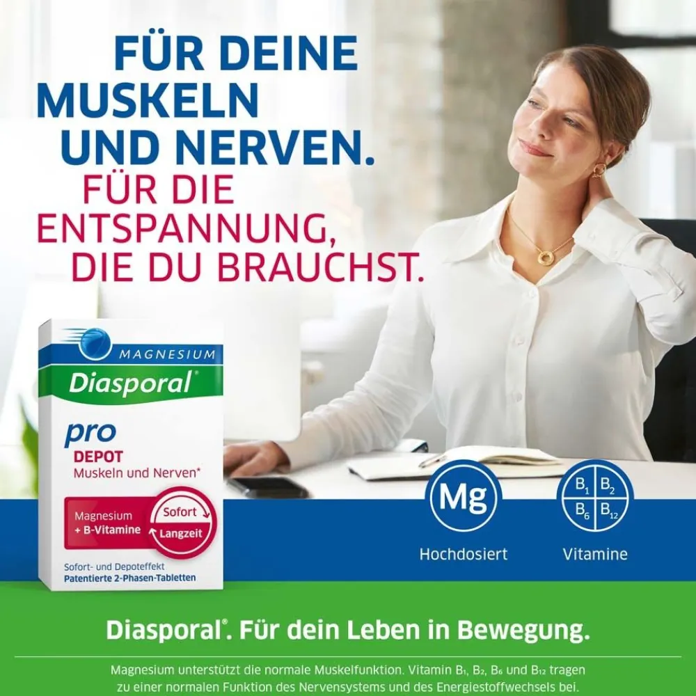 Magnesium-Diasporal® Pro DEPOT Muskeln und Nerven| Best