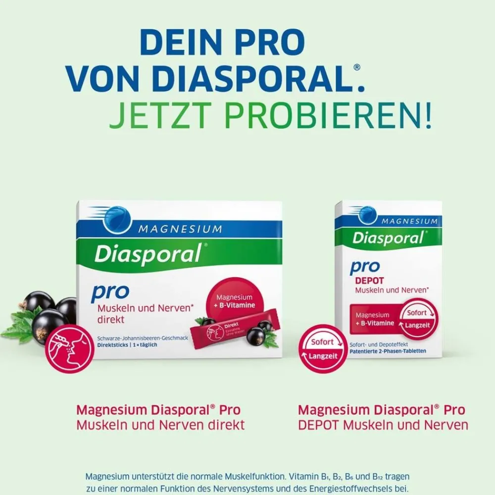 Magnesium-Diasporal® Pro DEPOT Muskeln und Nerven| Best